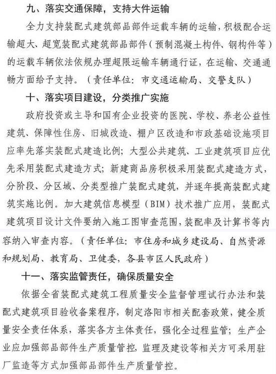 洛陽發(fā)文！2021年起，非裝配式工地應采用內(nèi)隔墻板、預制樓梯板、預制外墻板！